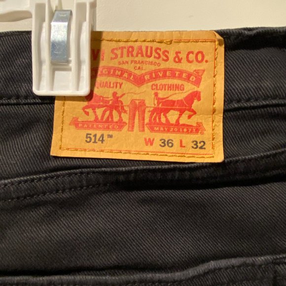 Levi's Other - Levi's 514 Men's Size 36 x 32 Jeans Black
